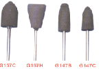 Gumki silikonowe do wstępnego polerowania stopów amalgamatów, kompozytów i akryli G147B