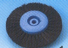 Szczotka protetyczna (nr. kat.06150-1) na plastiku śr.80mm twarda, dwuwarstwowa