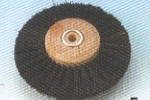 Szczotka protetyczna (nr. kat.06150-5) na drewnie śr.80mm twarda, czterowarstwowa