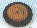 Szczotka protetyczna (nr. kat.06150-6) na drewnie śr.68mm, dwuwarstwowa, twarda